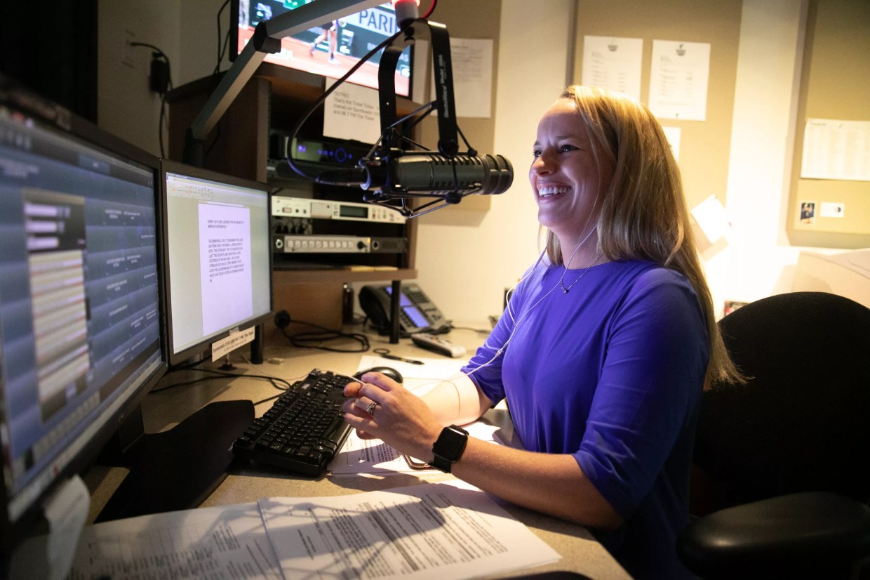 A Positive Outlook: More Than a Girl in Sports Media, Julie Dobbs Is a Survivor