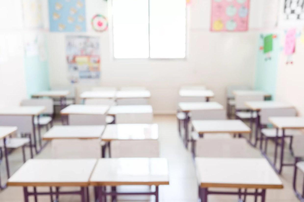 empty school classroom