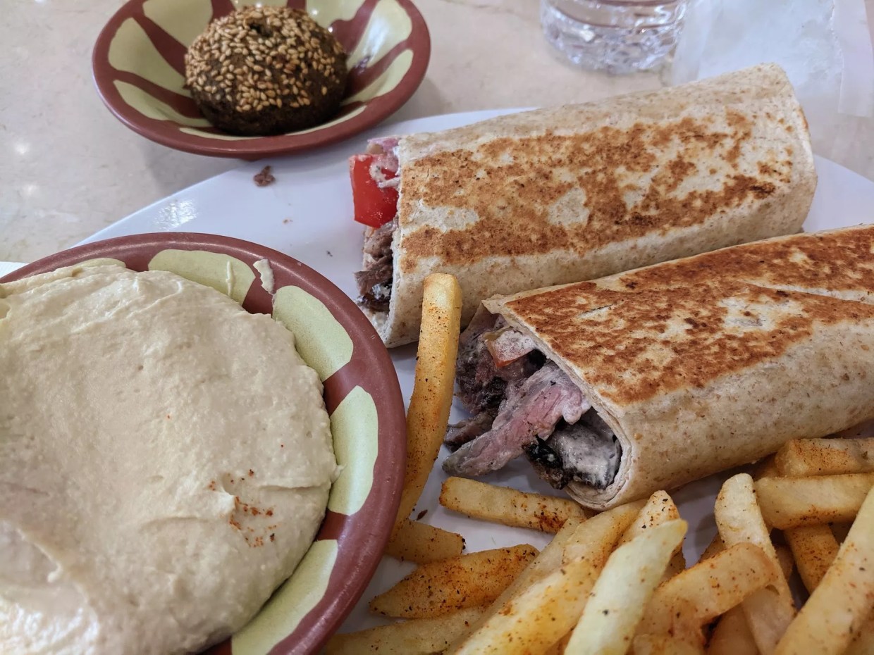 Head to One Hummus in Richardson for this $10 Shawarma Lunch Deal