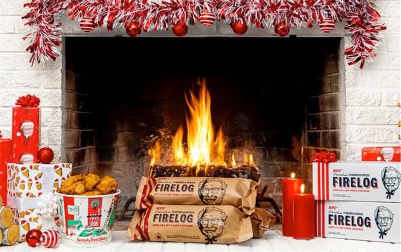 The KFC 11 Herbs & Spices Firelog Is a Thing, and It’s Already Sold Out (But We Can Still Dream)