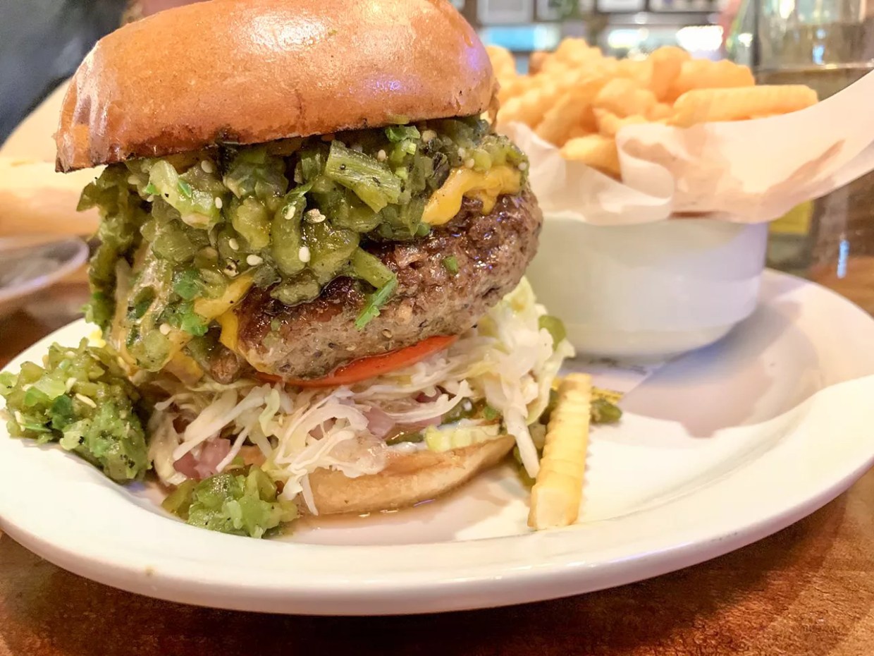 The Cheeseburger at Desert Racer Is a Big Mess