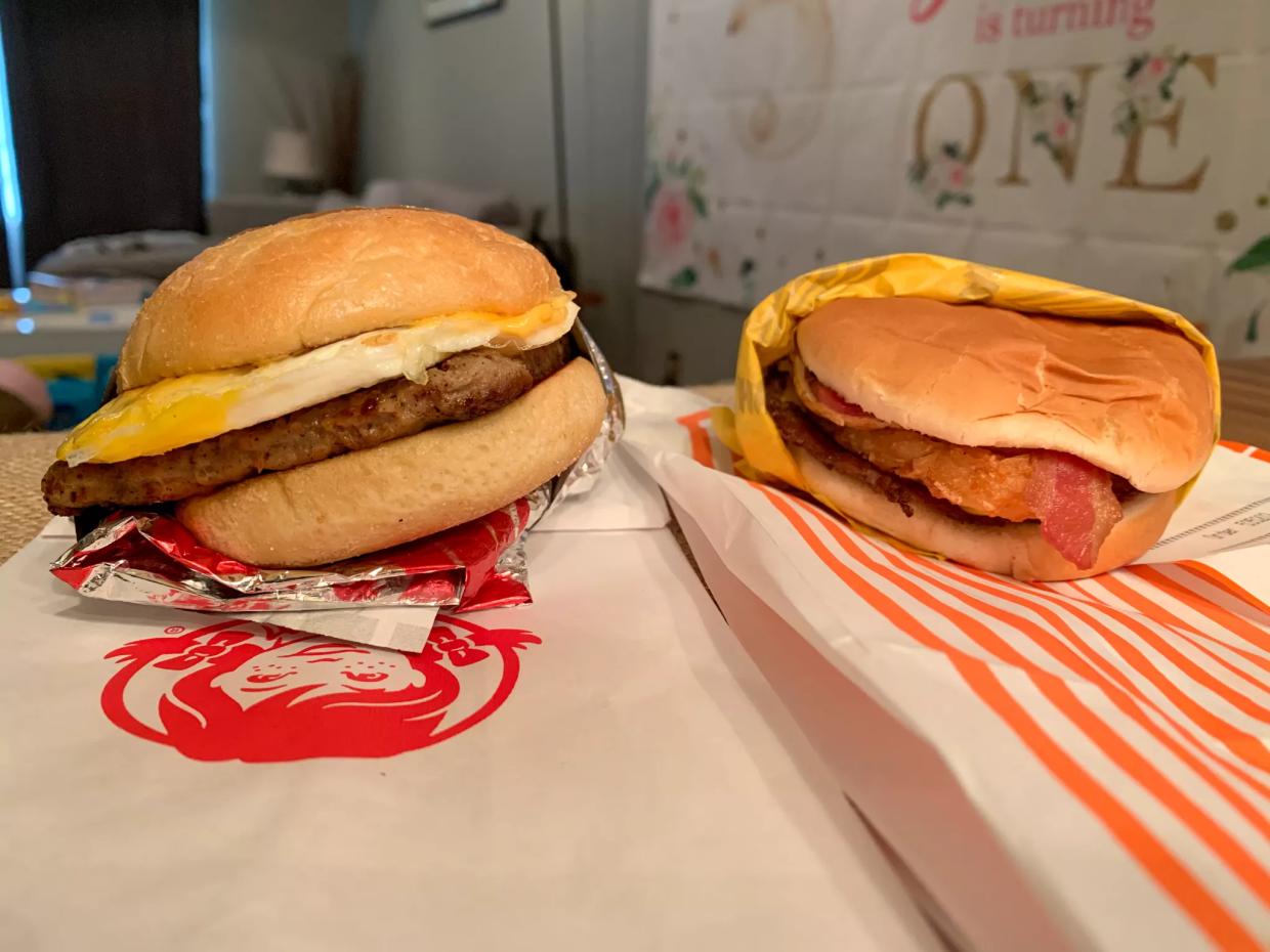 Breakfast Sandwich Throwdown: Wendy’s vs. Whataburger