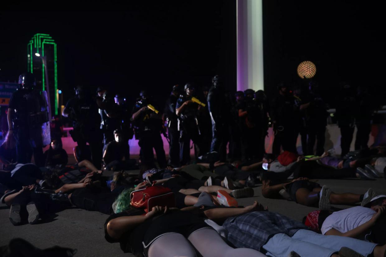 Chief Hall Again Defends DPD Actions on Bridge, Declines to Charge Protesters