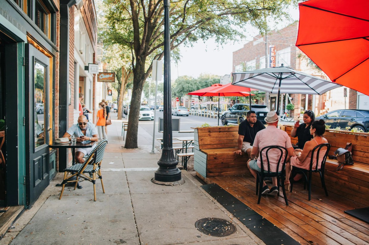 Dallas City Council Approves Program for Parklets as Bishop Arts Gets a Permanent One