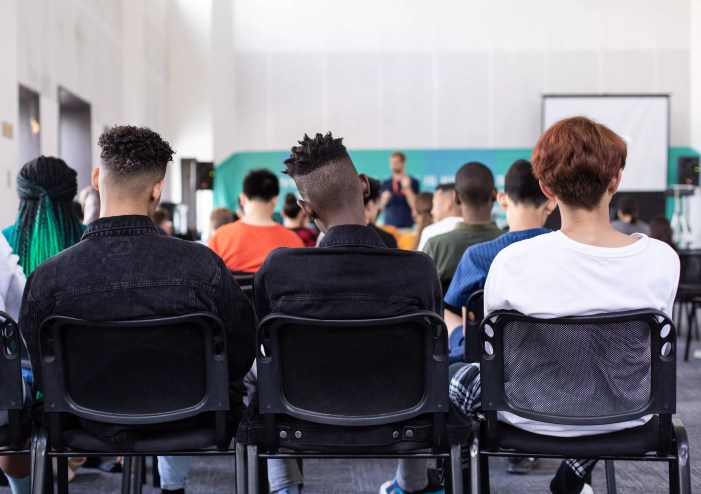 high school classroom