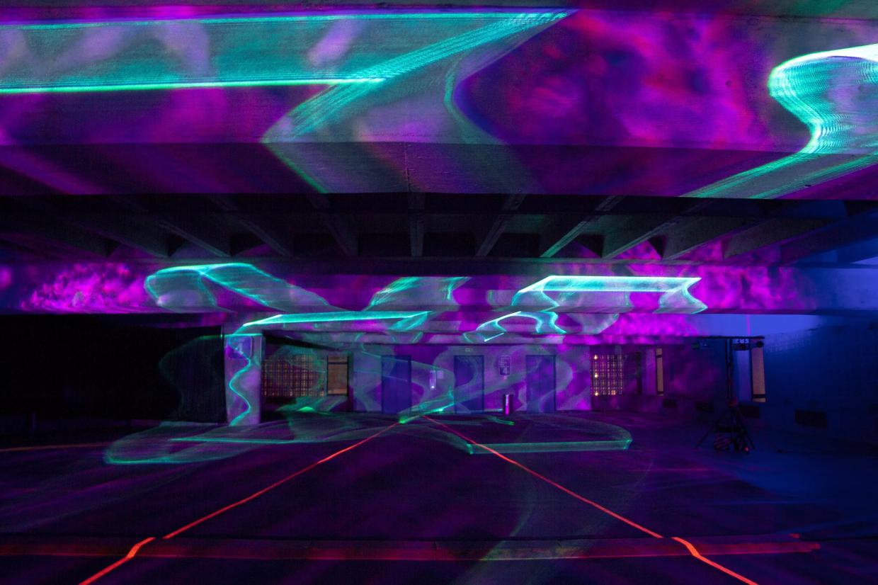 Aurora Dallas Transforms a Parking Garage Into a Drive-In Art Exhibition