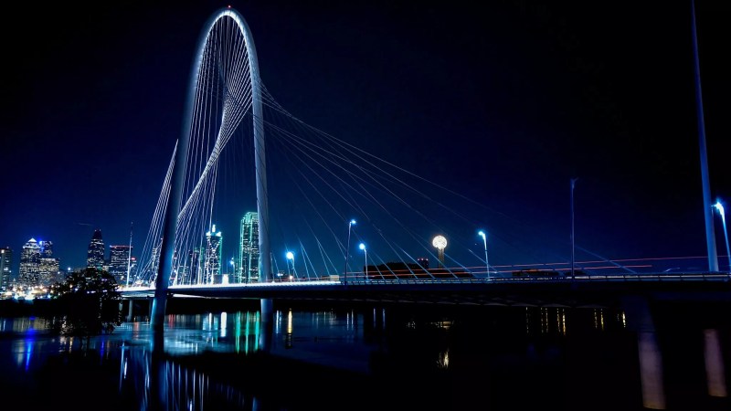 A skyline shot of the city of Dallas,