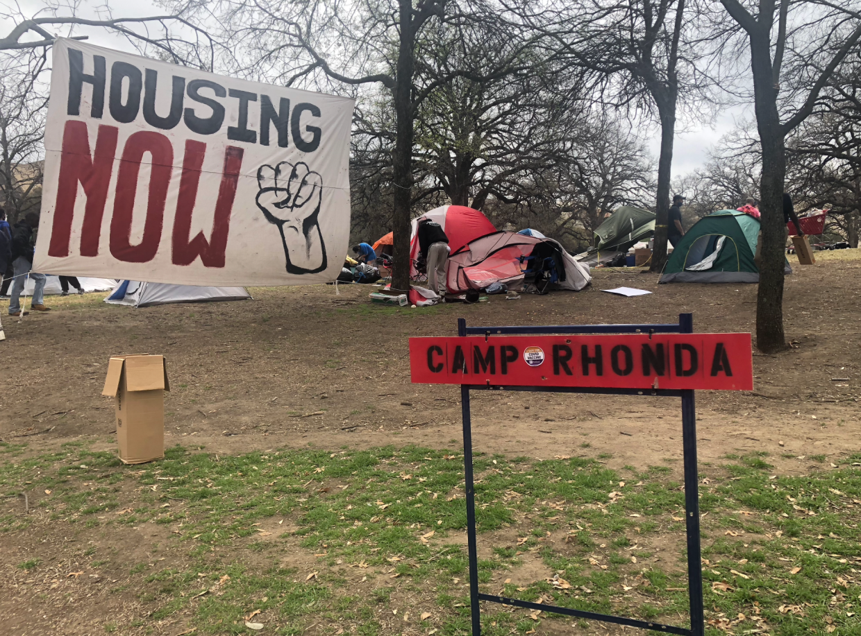 Dallas Evicts Embattled Homeless Camp Rhonda From Pioneer Plaza