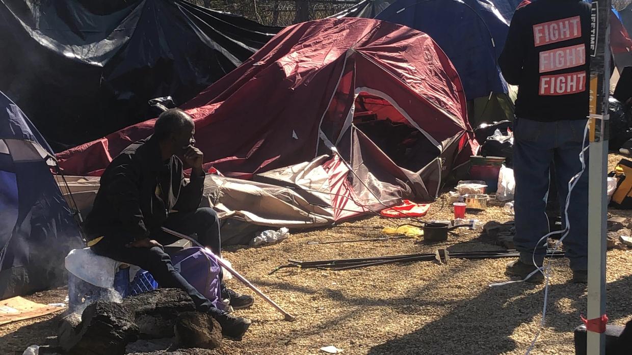 homeless camp