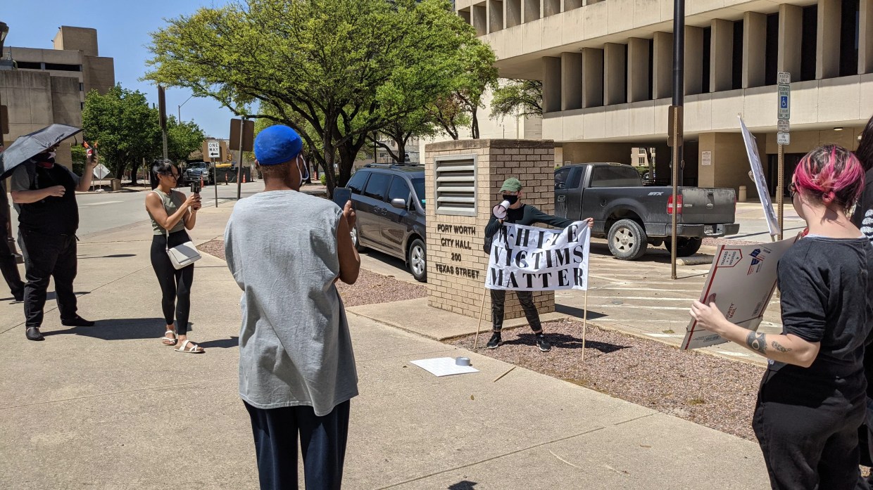 ‘They Need to Go Home’: Neo-Nazis Can’t Find a Warm Welcome at Texas Rallies