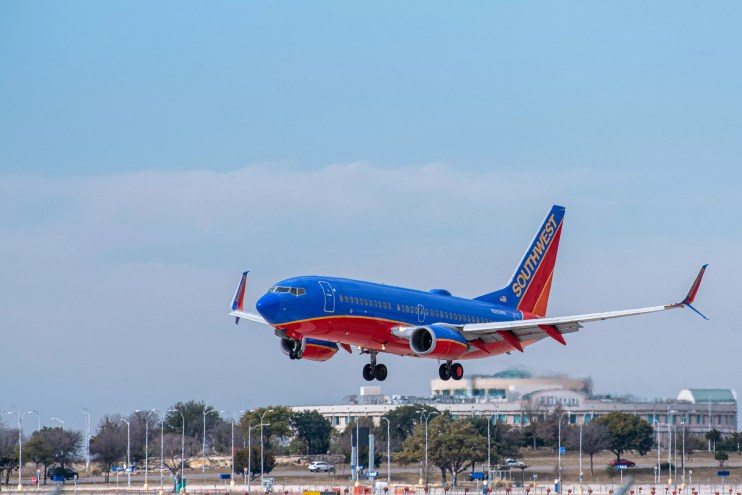 Southwest Airlines ariplane