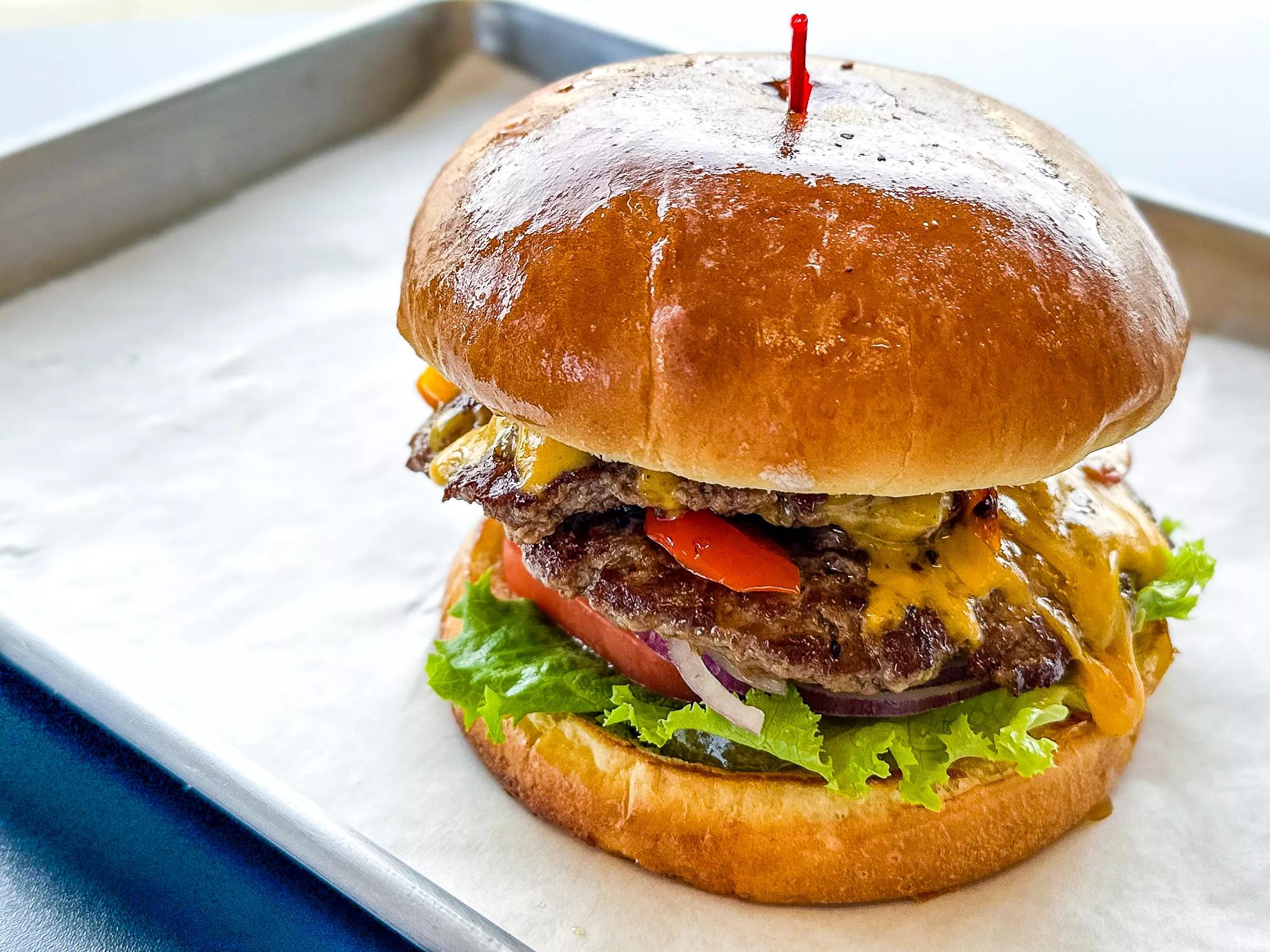 Southwest burger from Edmond's Burgers