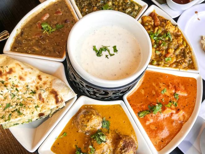 dinner at shiva bar and grill