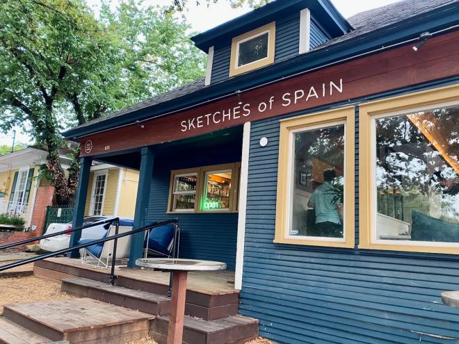 the exterior of Sketches of Spain