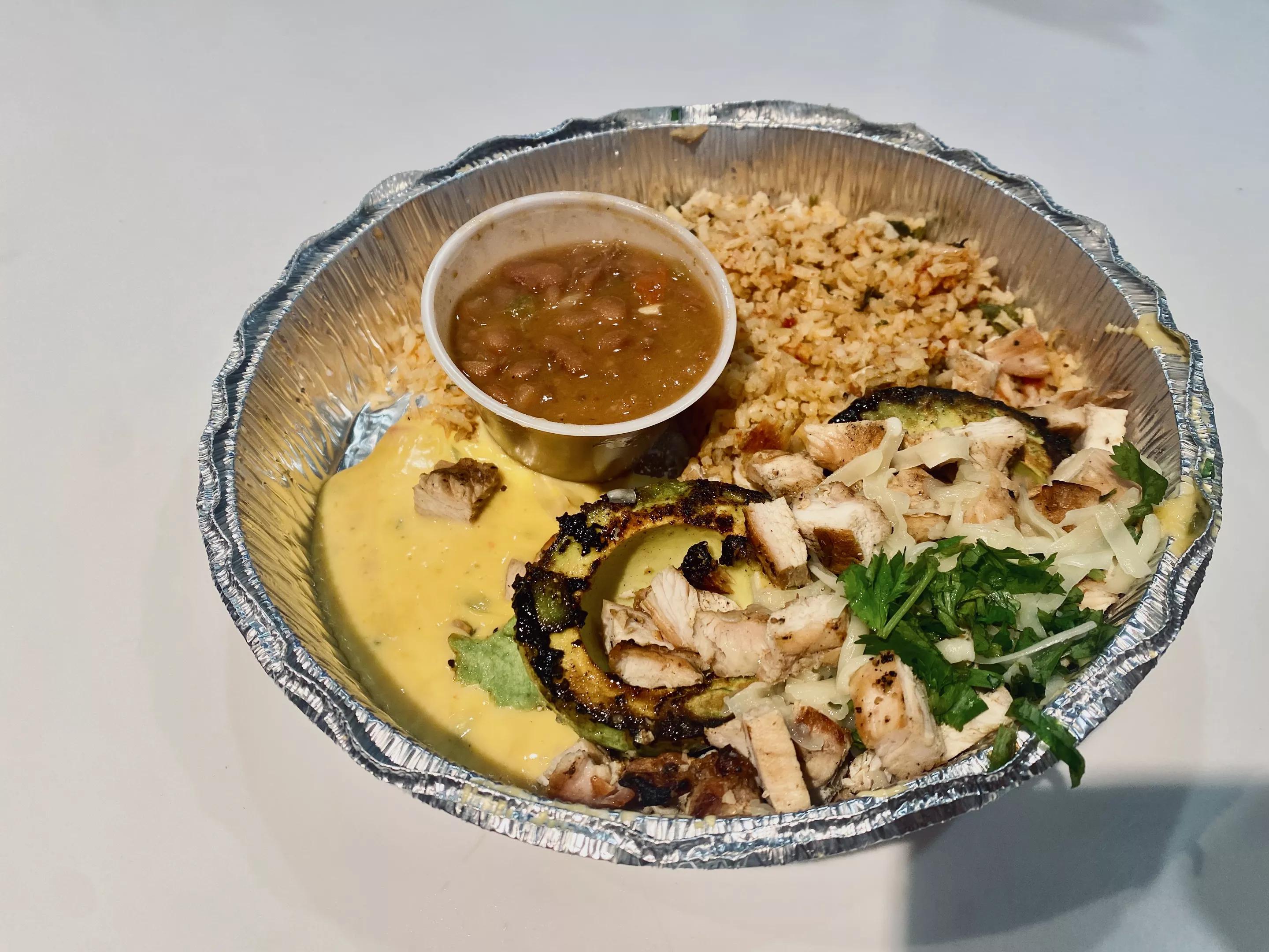 stuffed avocados at chiloso