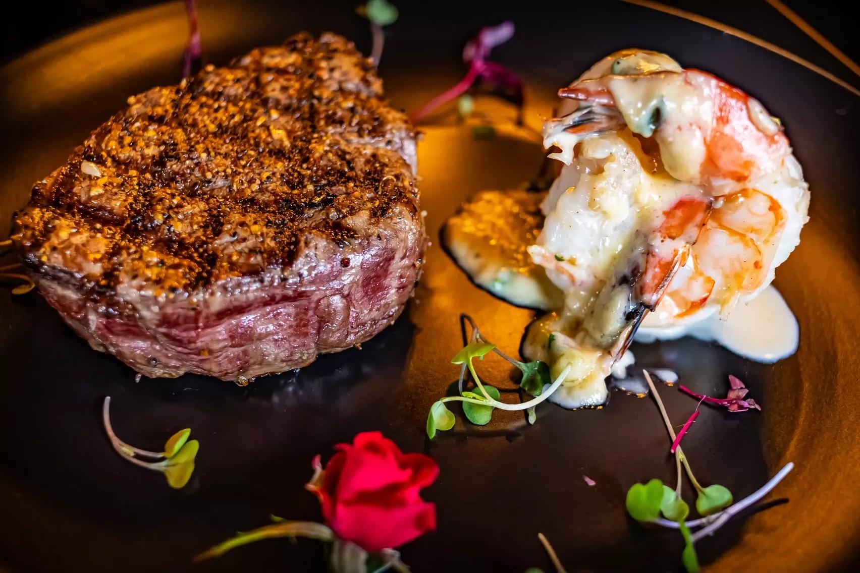 six-ounce filet steak at Liams