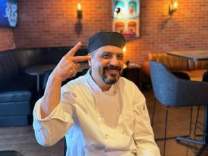 Bashar Al Mudhafar at Fattoush Cafe