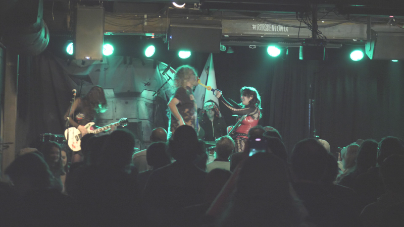 Ariel Pink onstage at Rubber Gloves Rehearsal Studios in Denton
