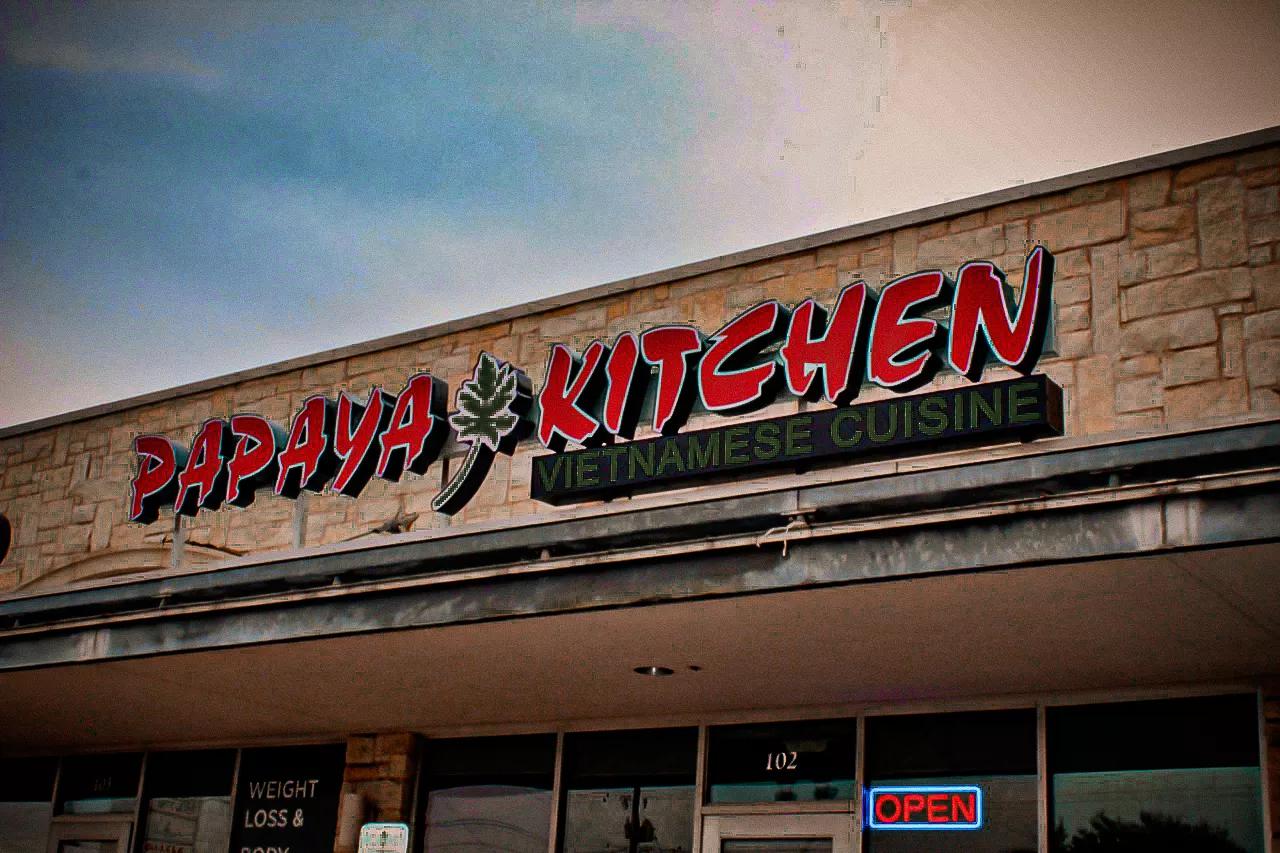 exterior of Papaya Kitchen