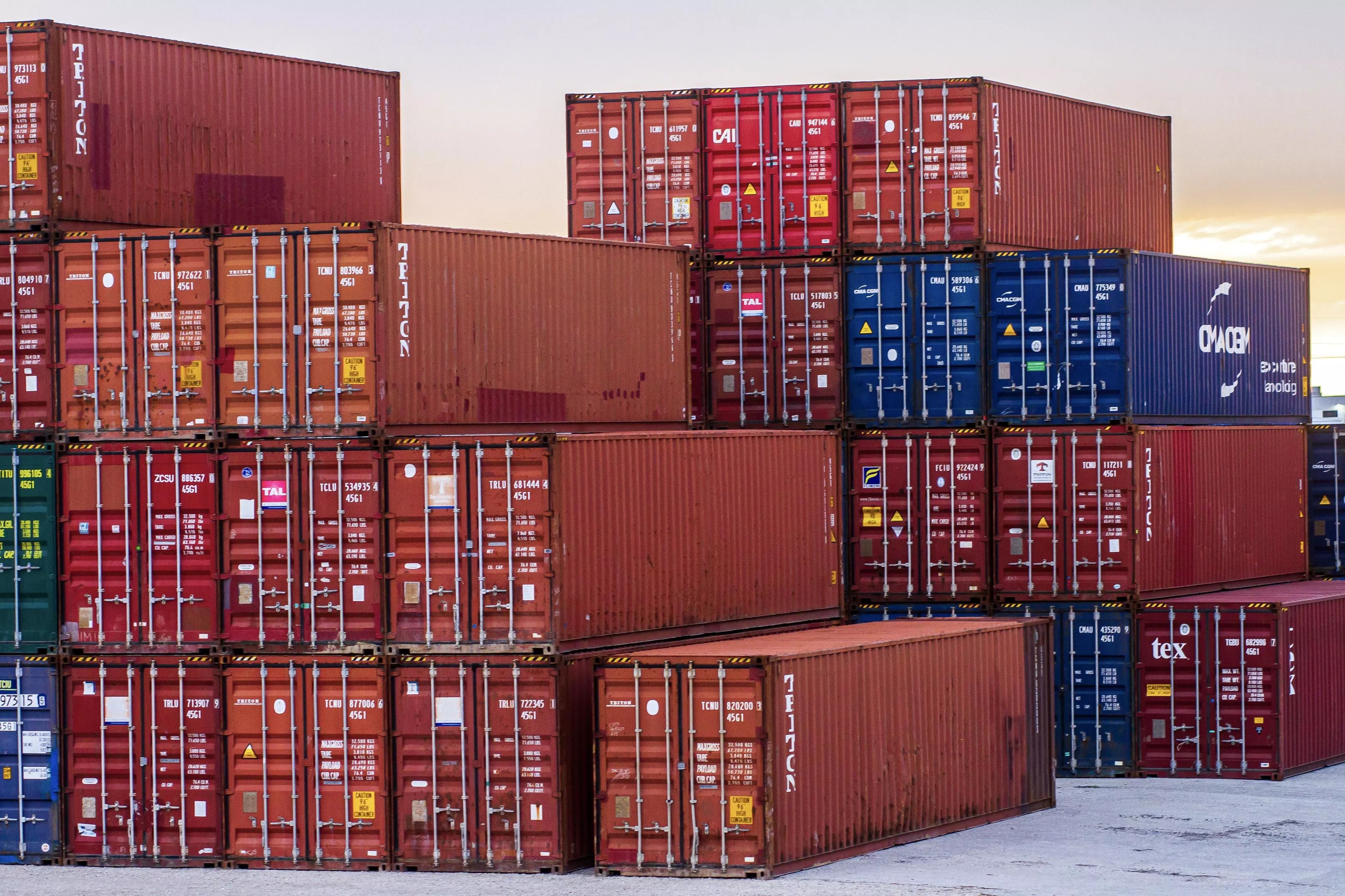 cargo containers