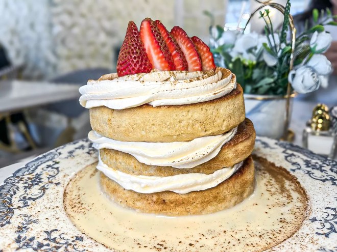 pancakes at bloom cafe