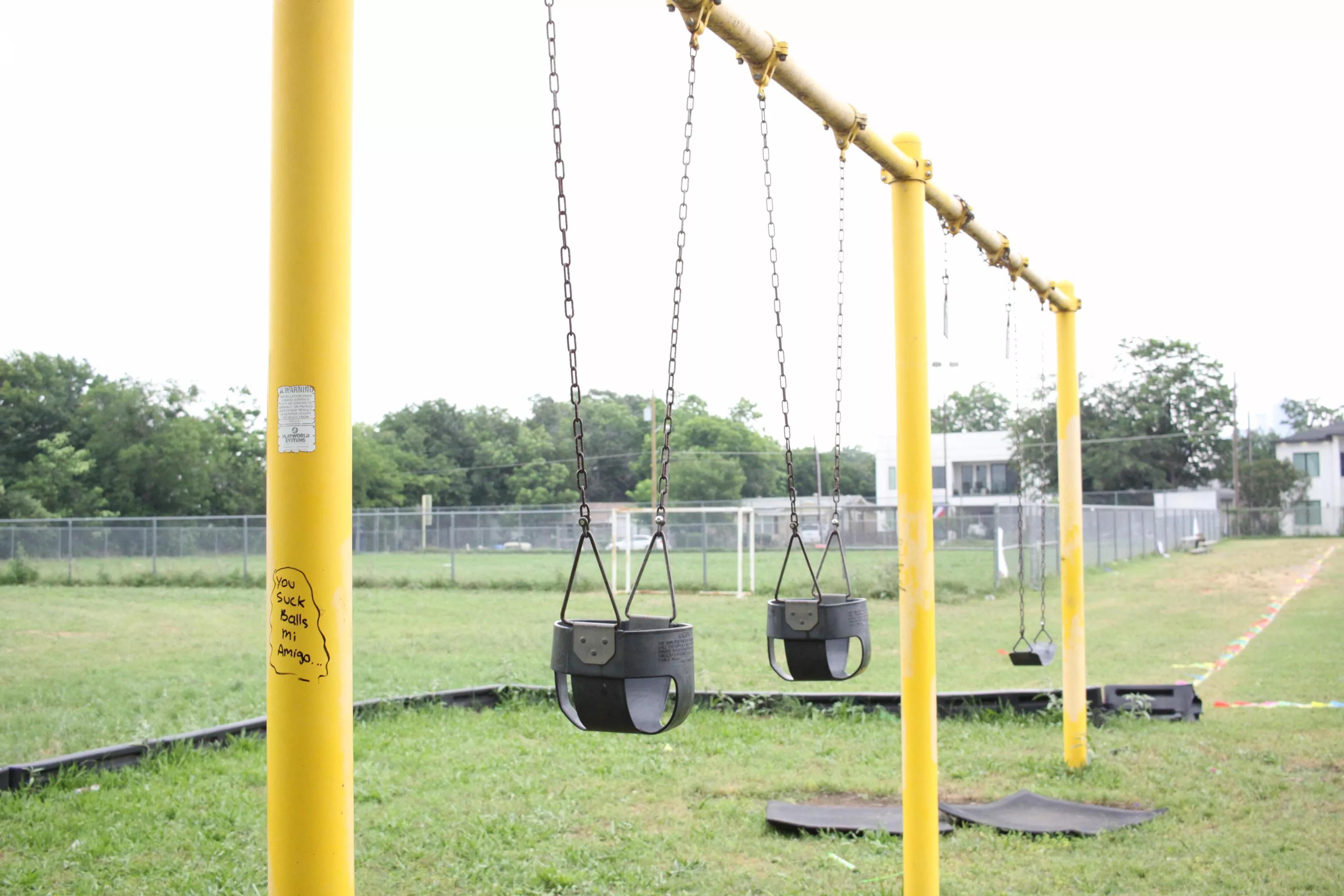 dallas playground swings