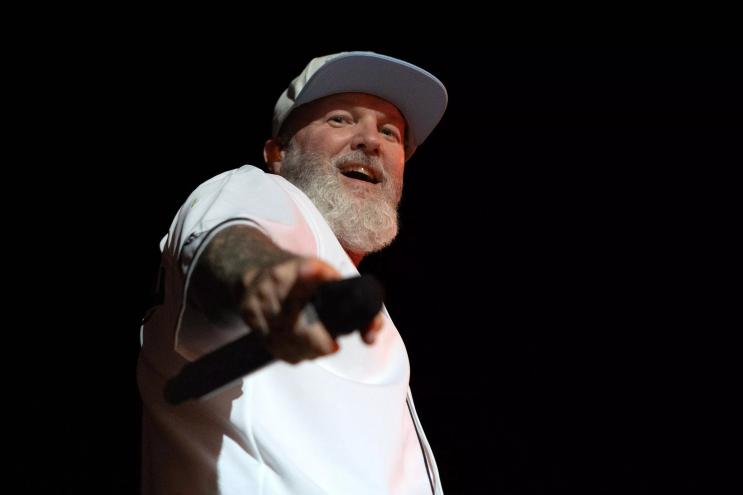 Limp Bizkit singer Fred Durst onstage in Dallas.