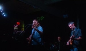 Denton band Bifocals performing live.