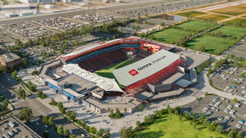 The Toyota Stadium in Frisco