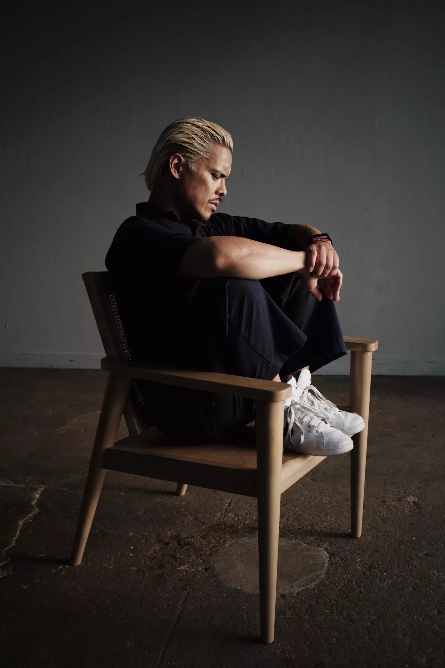 man sitting in chair