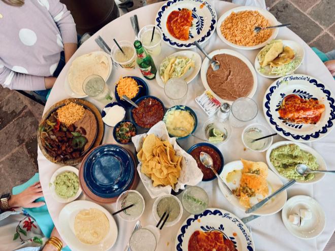 food and drinks at Joe T. Garcia's