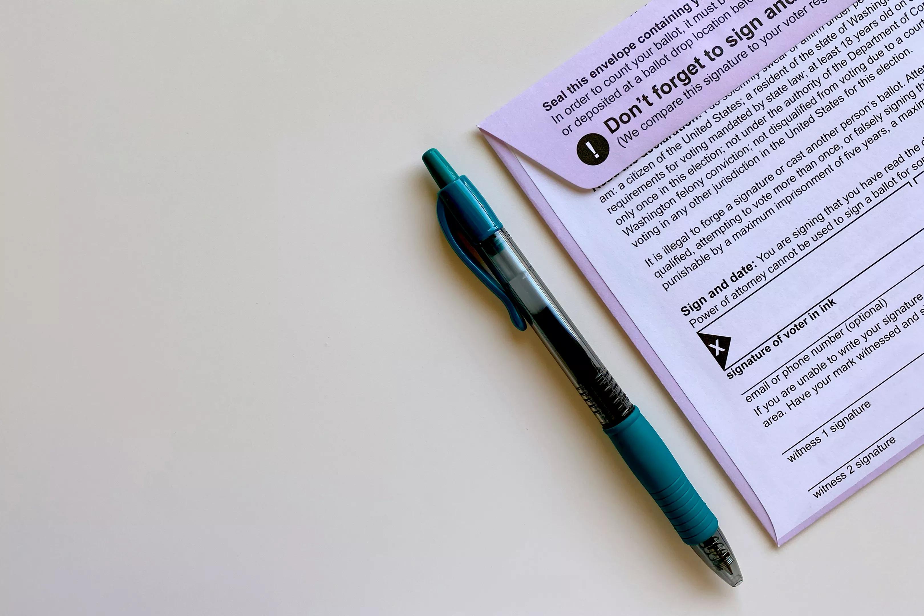 mail in ballot