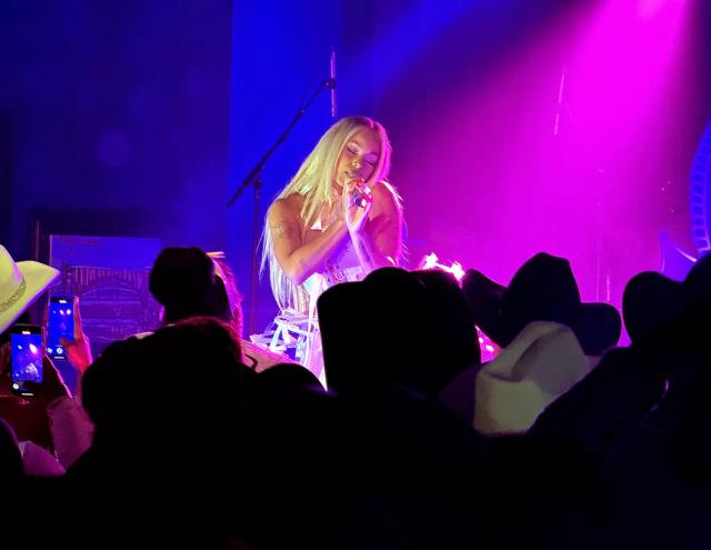 Tanner Adell playing the House of Blues in Dallas.