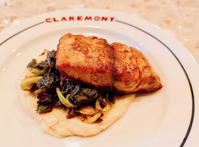 Blacked redfish at Claremont.