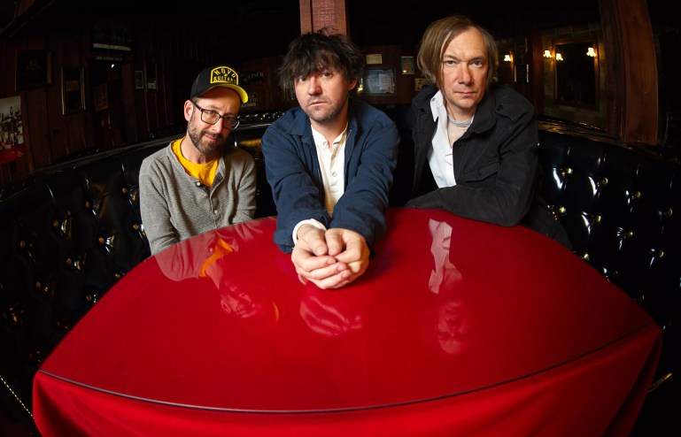 Bright Eyes (from left): Mike Mogis, Conor Oberst and Nate Walcott.