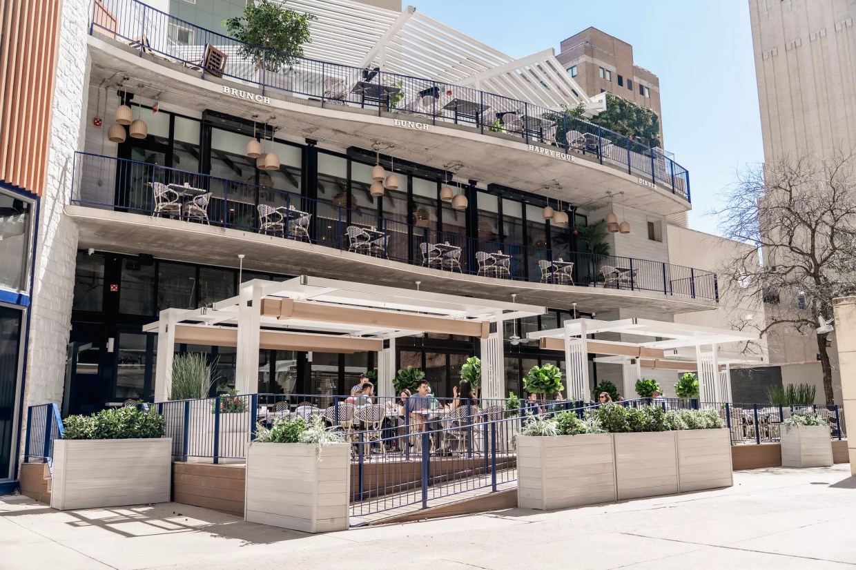 the hampton social patios