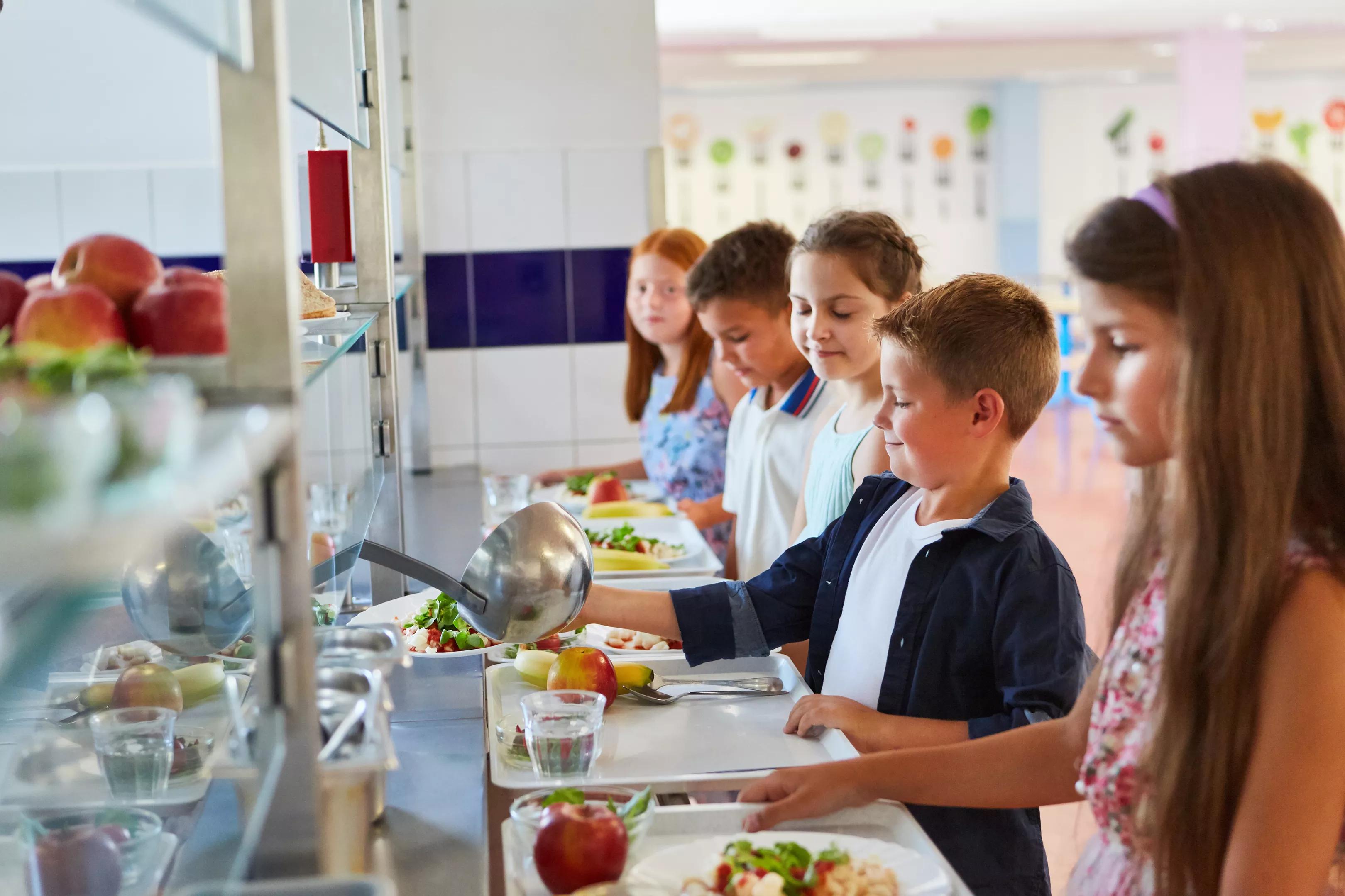 school cafeteria