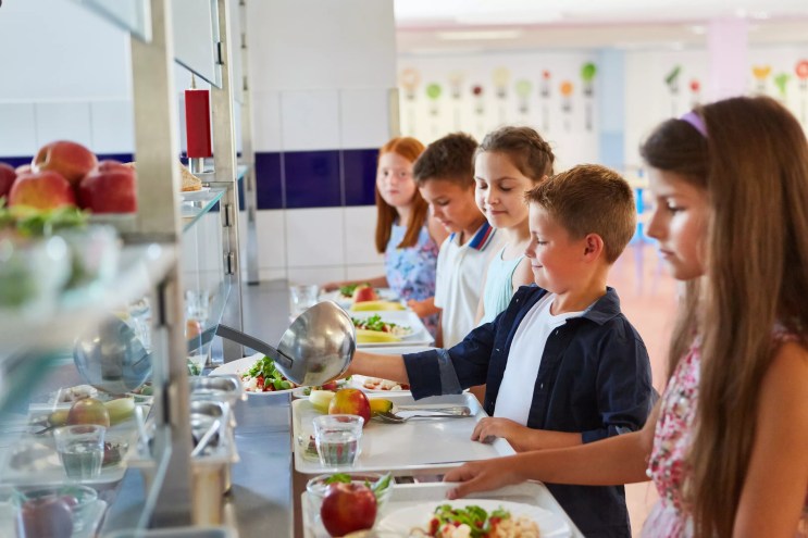 school cafeteria