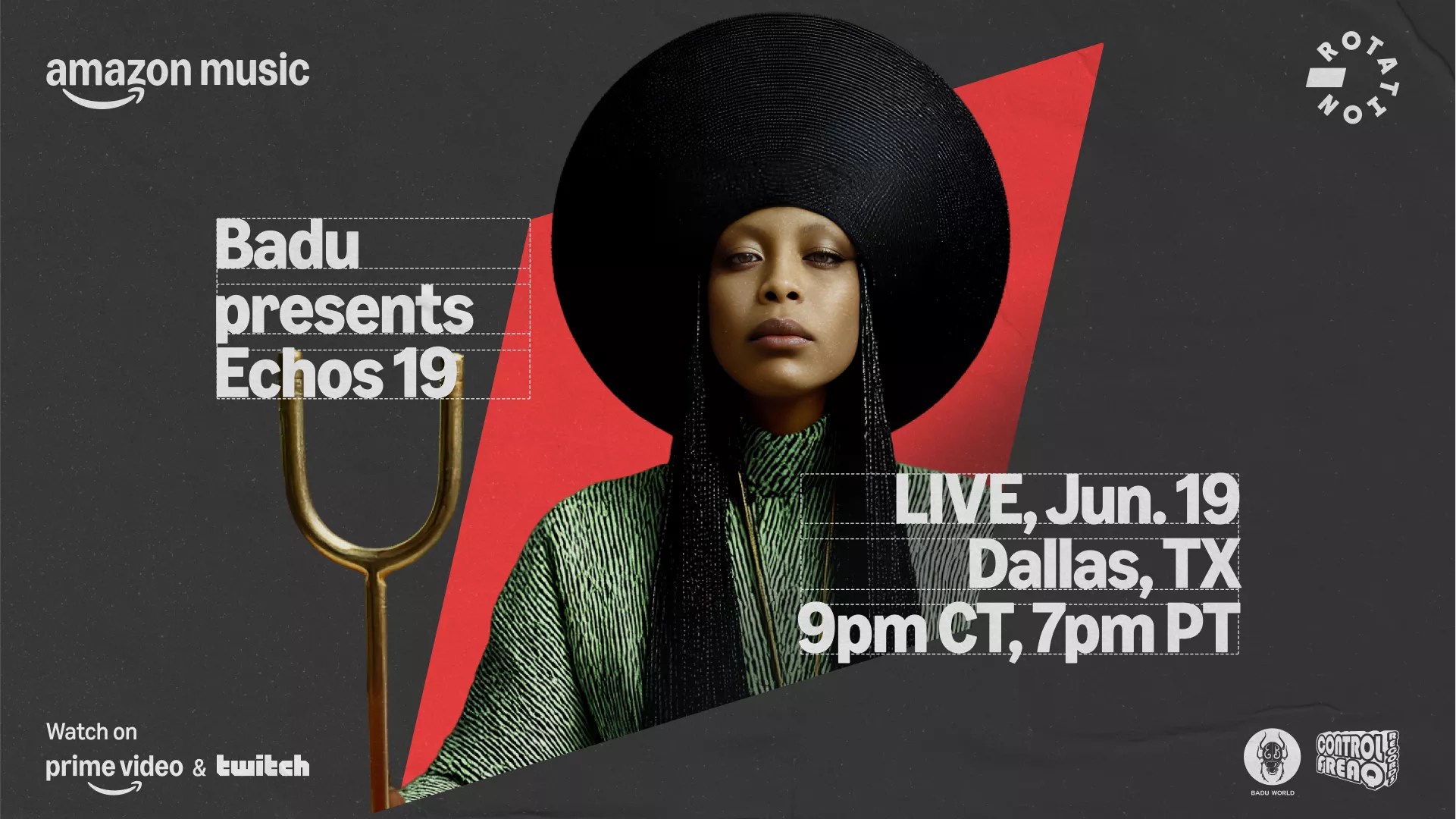 Woman posing for press image