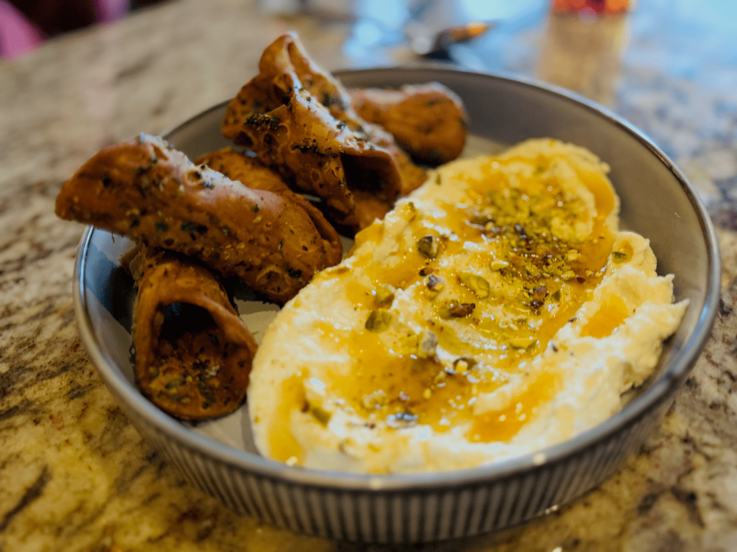 canolies and dip