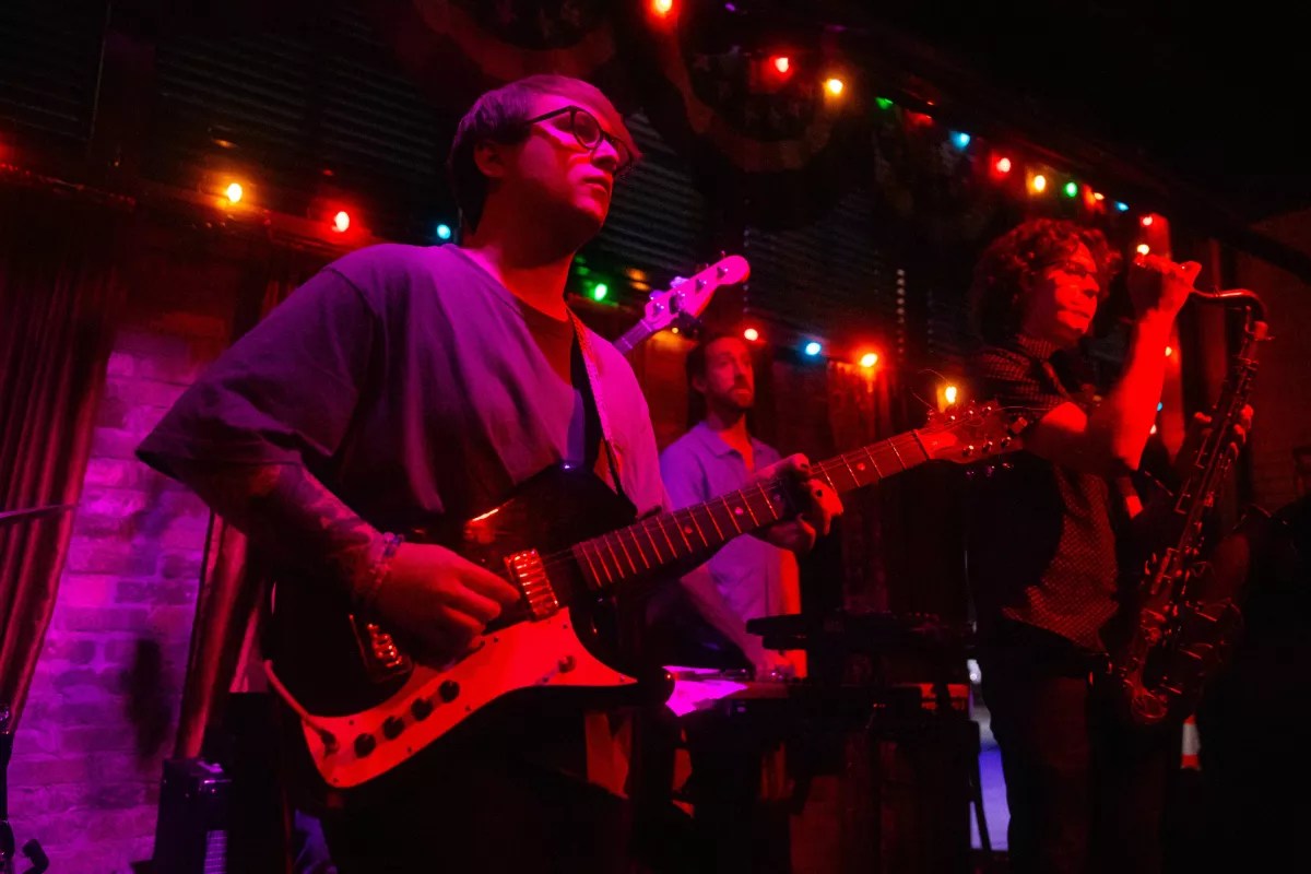 Man performing on stage