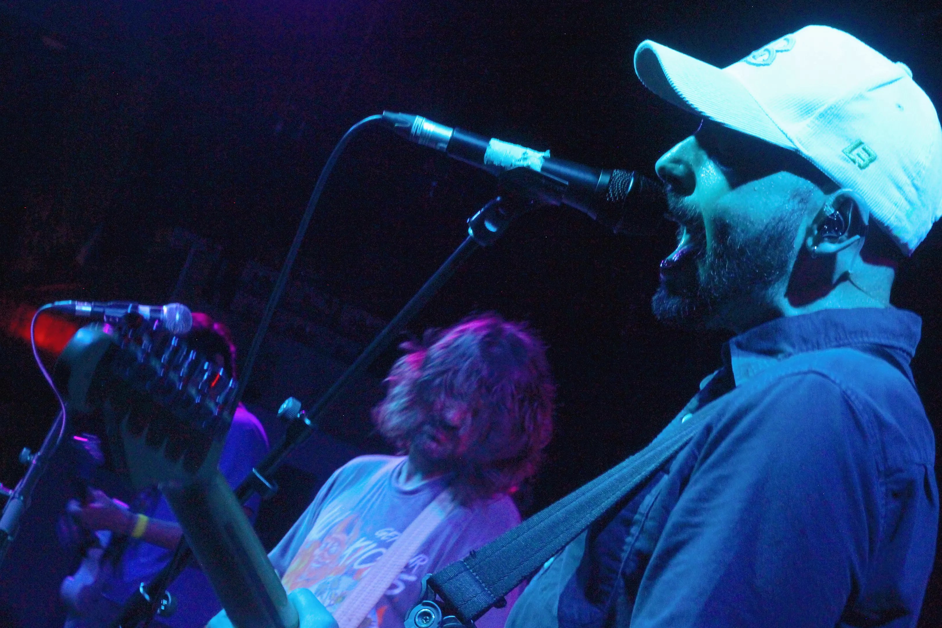 Band performing on stage