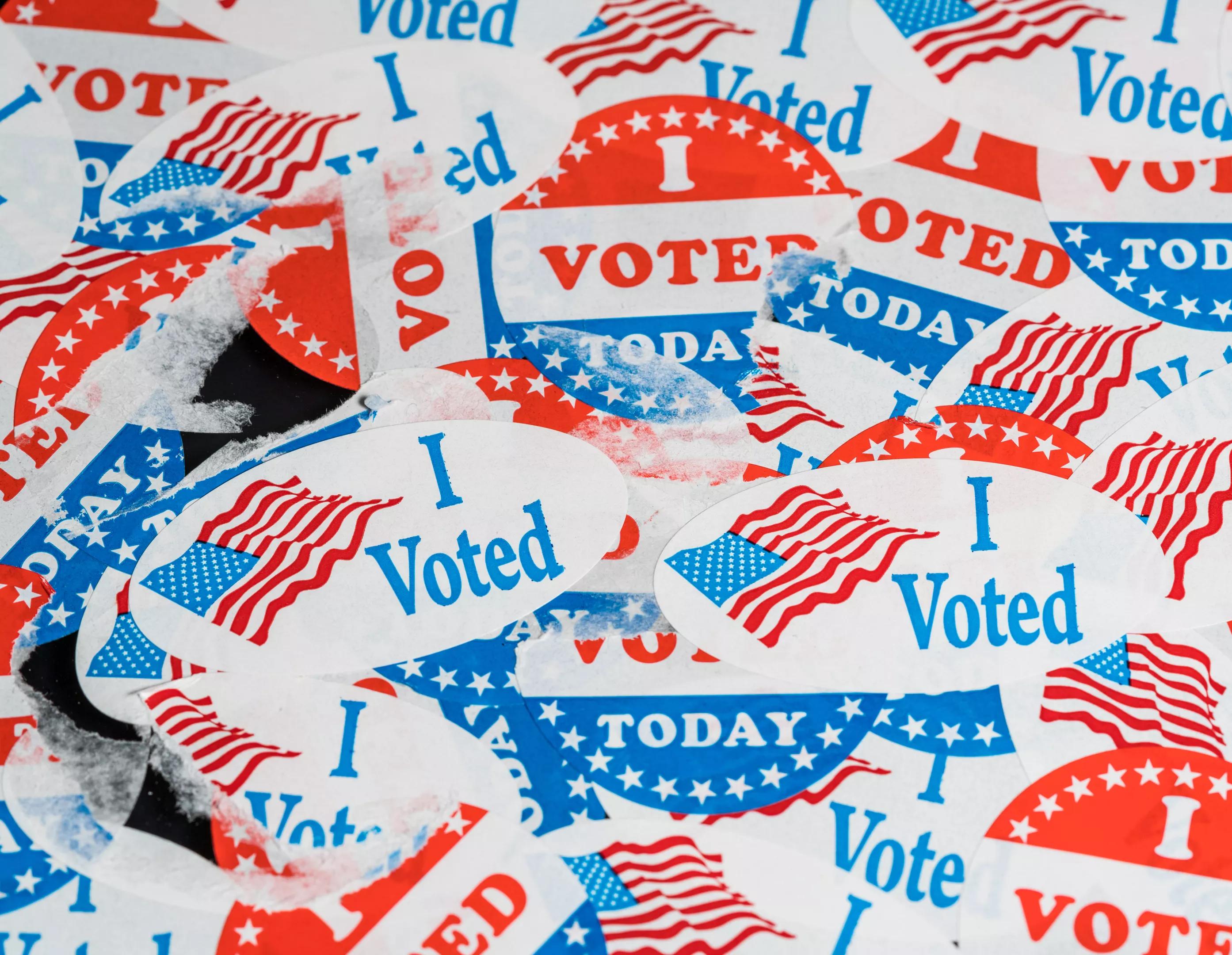 I voted sticker