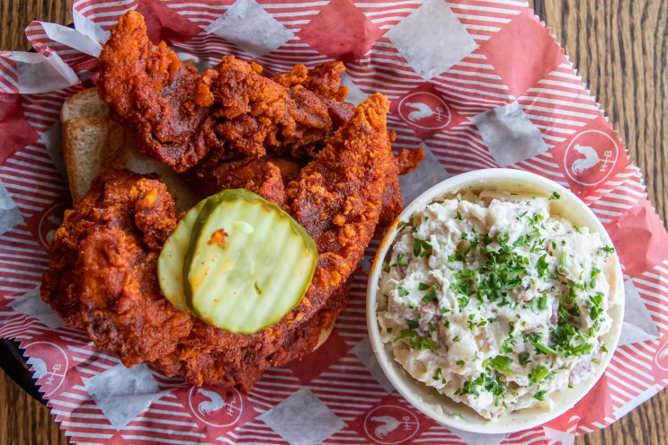 hattie Bs chicken and slaw.