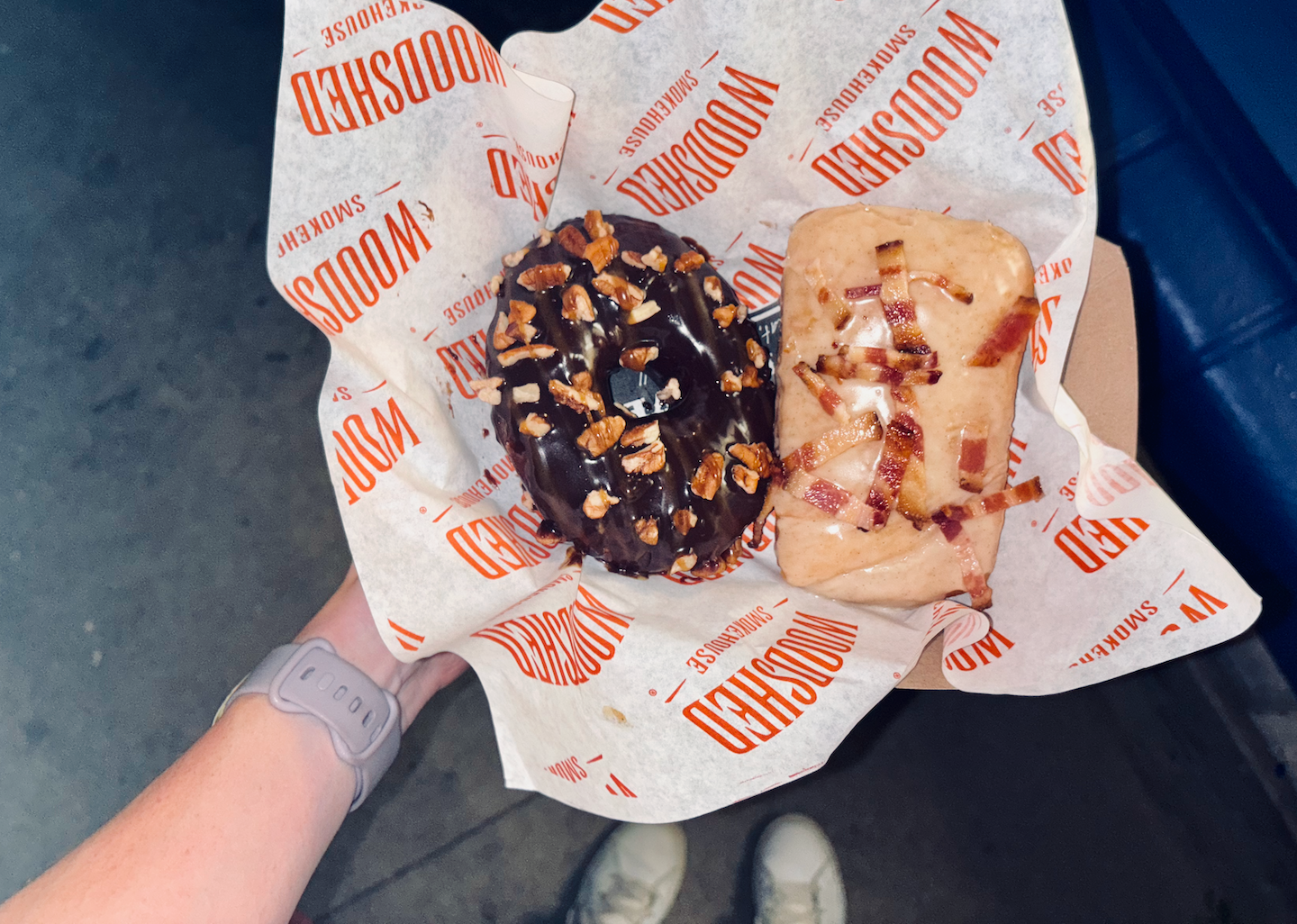 doughnuts on offer at Queenie's Back Dough.