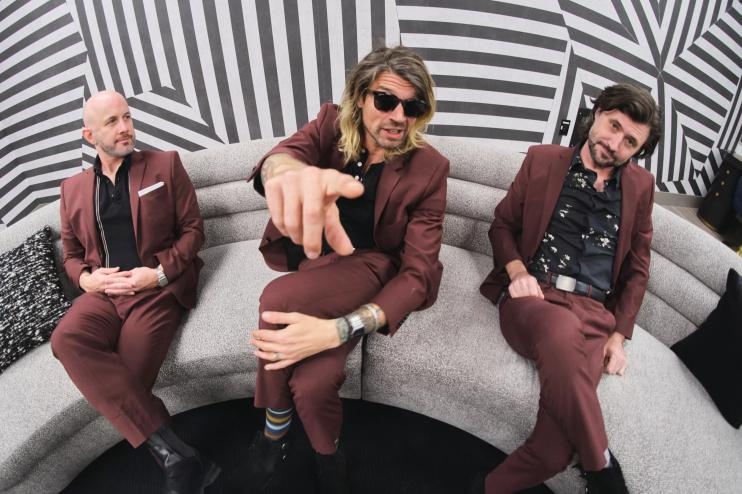 Photo of band posing