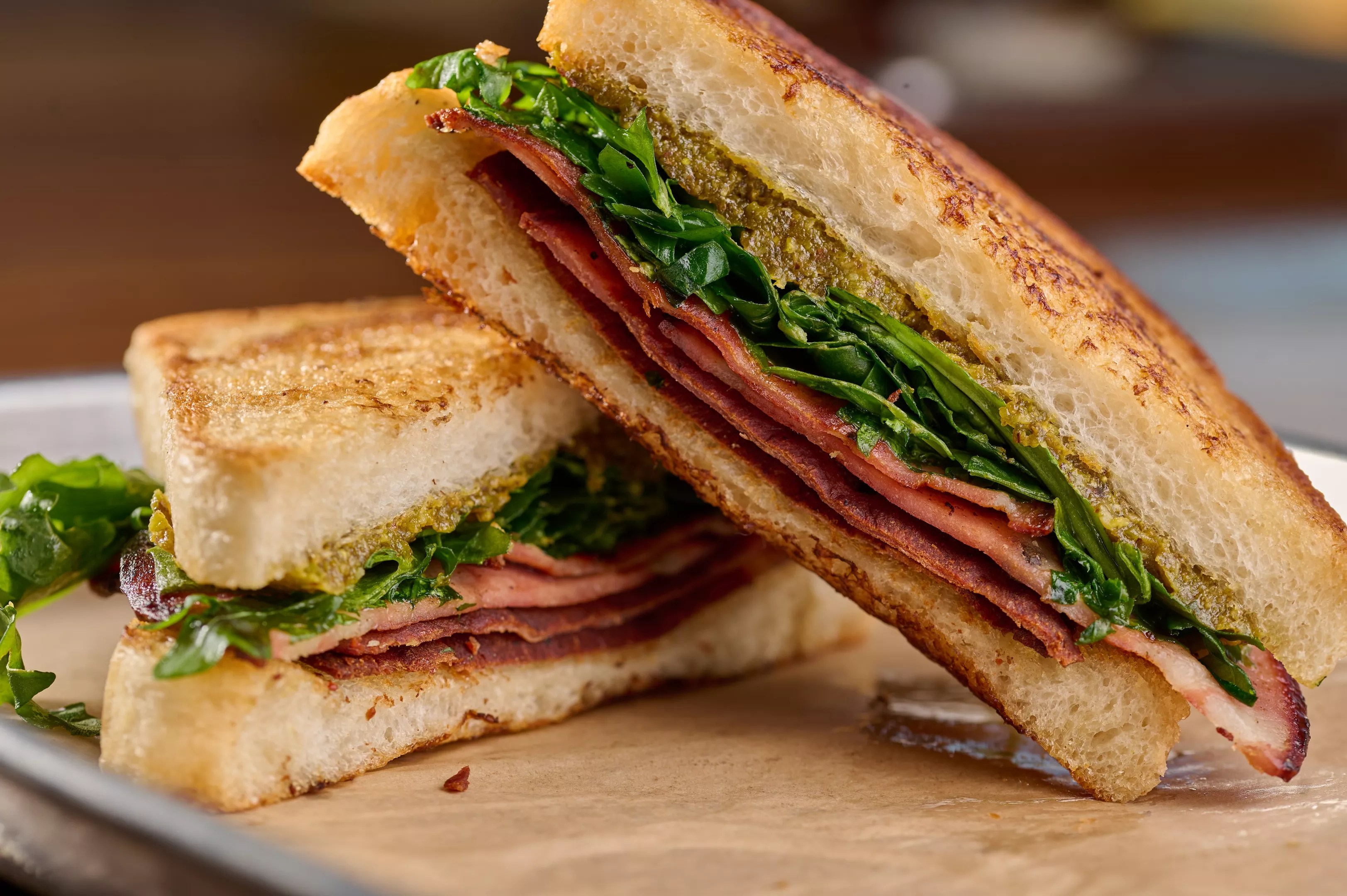 cenzo's fried bologna sandwich