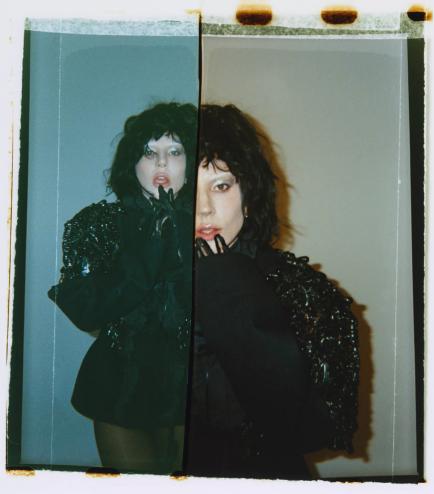 Lady Gaga posing for a photo