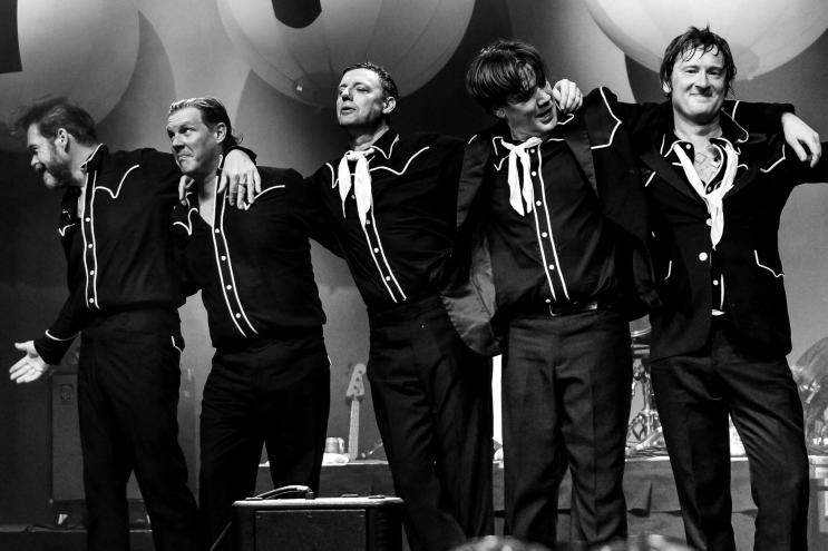 Band on stage
