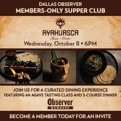 Members-Only Supper Club at Ayahuasca TODAY! thumbnail